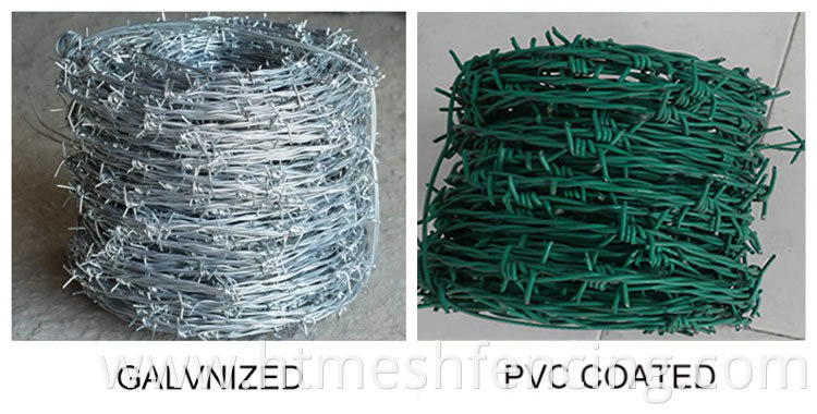 cheap galvanized barbed wire price weight per meter